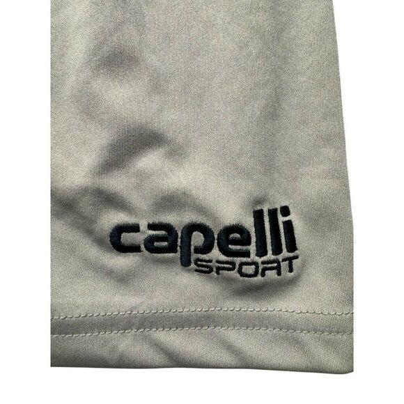 Capelli Sport Unisex Youth Basic Team Match Shorts Gray Size Large 14-16 NWT - Picture 6 of 12
